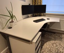 Desk and Drawers