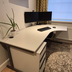 Desk and Drawers