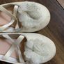 Girls Cream Shoes / Pumps: Size 13 Image 4