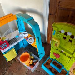 Fisher Price Food Truck & Garden to Kitchen Playsets