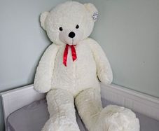 Giant White Teddy Bear 160cm