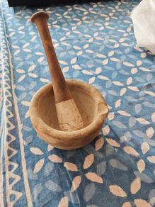vintage chemist mortar & pestle