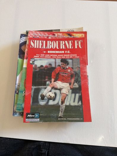 Shelbourne F.C. Football Programmes. Bundle. 24. Late 1990s Early 2000s.