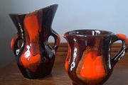 Mid-Century Jug &amp; Vase