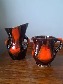 Mid-Century Jug & Vase