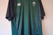 Ireland Rugby Jersey. Official Canterbury IRFU Mens Pre Match Warm Up Jersey. Collect In Dublin Or Receive Via Post.