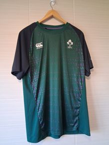 Ireland Rugby Jersey. Official Canterbury IRFU Mens Pre Match Warm Up Jersey. Collect In Dublin Or Receive Via Post.