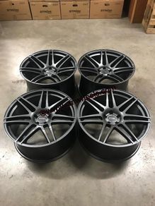 22" Inch Strom Str3 Bmw X5 X6 X7 Alloy Wheels 5x120 74.1 E70 E71 F15 F16 E53