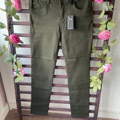 jeans bnwt khaki straight leg jeans size 10 stretch