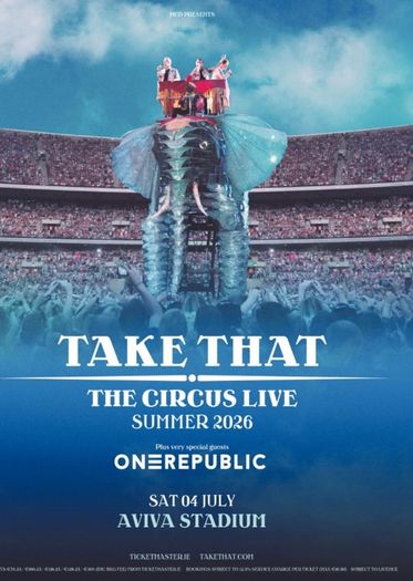 Take That tickets - Dublin July 4th