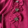 Girl's Roller Neck Pink Knitted Dress | Size 4 years Brand New Image 6