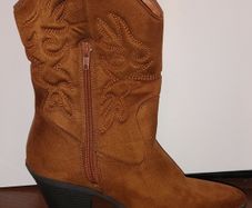Cowboy Boots - Brown suede