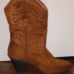 Cowboy Boots - Brown suede