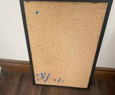 Notice Board with thumb tacks