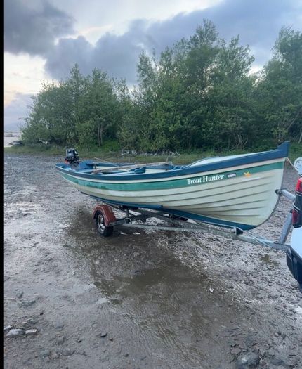 19ft Sheelin Lake Boat with galvanised Trailer