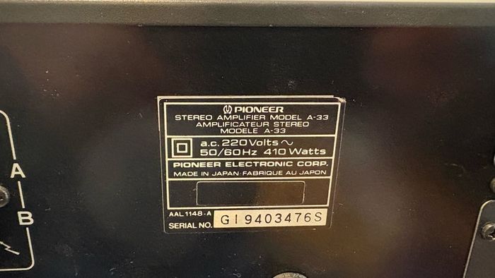 Pioneer A-33