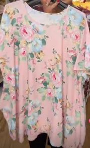 Pink floral top free size