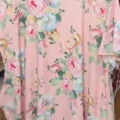 Pink floral top free size