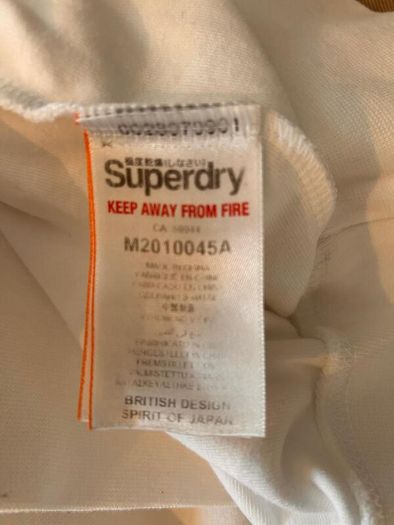 Superdry white hoodie - size M