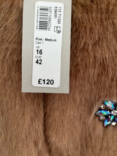 River island ladies fur jacket