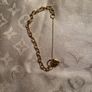 Italian Yellow Gold Bracelet 375 with heart lock Image 5