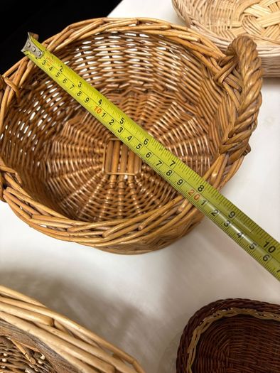 collection of various wicker baskets