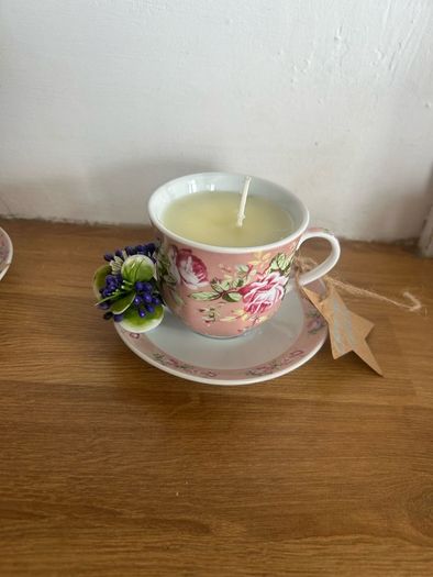 tea cup candles