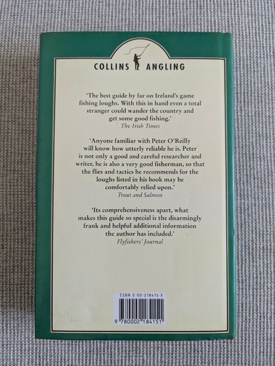 Trout & Salmon Loughs of Ireland - Peter O'Reilly - 1992 Fishing Guide