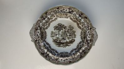 1831-1840 Clyde Pottery Company. Early nineteenth century glazed ceramic plate.