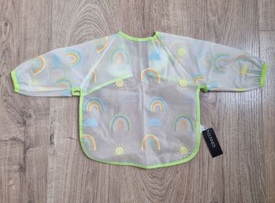 Baby bib with sleeves