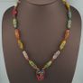 Antique Venetian Style Old Face Glass Beads & Old Face Glass Beads Necklace Image 5