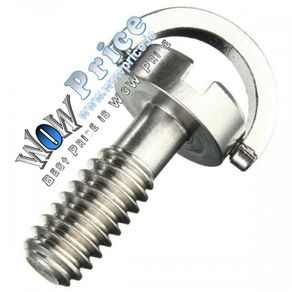 1037 1/4 Long D-Ring Screw Stainless Steel