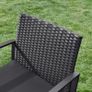 Garden chairs with table Balcony set Image 2