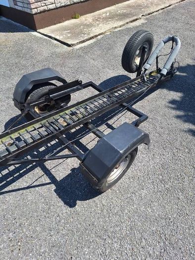 Motorcycle trailer.