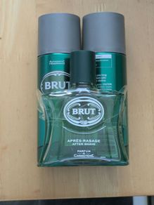 Brut Gift set includes 2 deo and aftershave