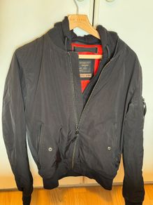 Superdry Hooded Bomber - Black