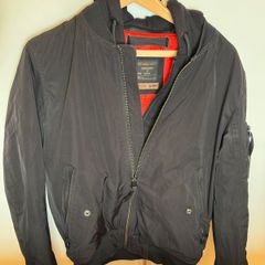 Superdry Hooded Bomber - Black
