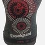 Desigual Ladies Black Red Grey Designer Short Cap Sleeve T Shirt M UK 10 Image 6
