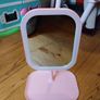 Portable LED Makeup Mirror with Illumination, Compact Folding Design, Touch Control with 3 Lighting Modes Image 3