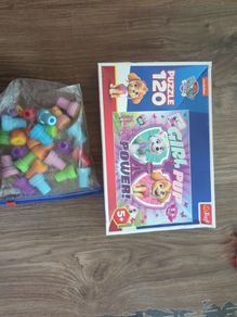 paw patrol puzzle 120 pc and letter stamps