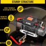 13500lbs Electric Synthetic Rope Winch 12v Recovery Truck Roller Image 9