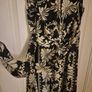 Primark Edit black and white floral dress Image 5