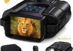 Binoculars  8x 4K Ultra HD Night Vision Binoculars with 64GB Card