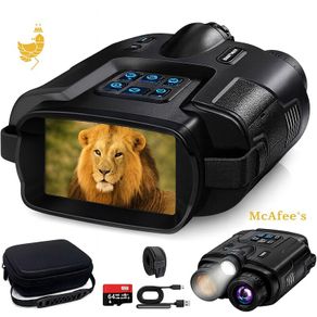 Binoculars  8x 4K Ultra HD Night Vision Binoculars with 64GB Card