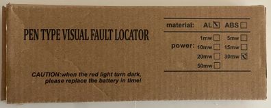 Fibre Optic Visual Fault Locator 30mw
