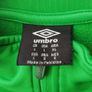Umbro mens club essential quarter zip long sleeve sweatshirt green large size Image 4