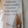 Arnotts Solitaire Embroidered Crushed Voile Panel 53' x 54' RRP 25.00 Each Image 4