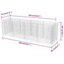 Gabion Raised Bed Steel 360x90x100 cm Image 4