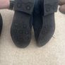 Massimo dutti dark blue soft leather ankle boots Image 4