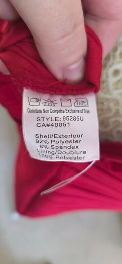 Frank Lyman Red Bodycon Occasion Dress UK 14